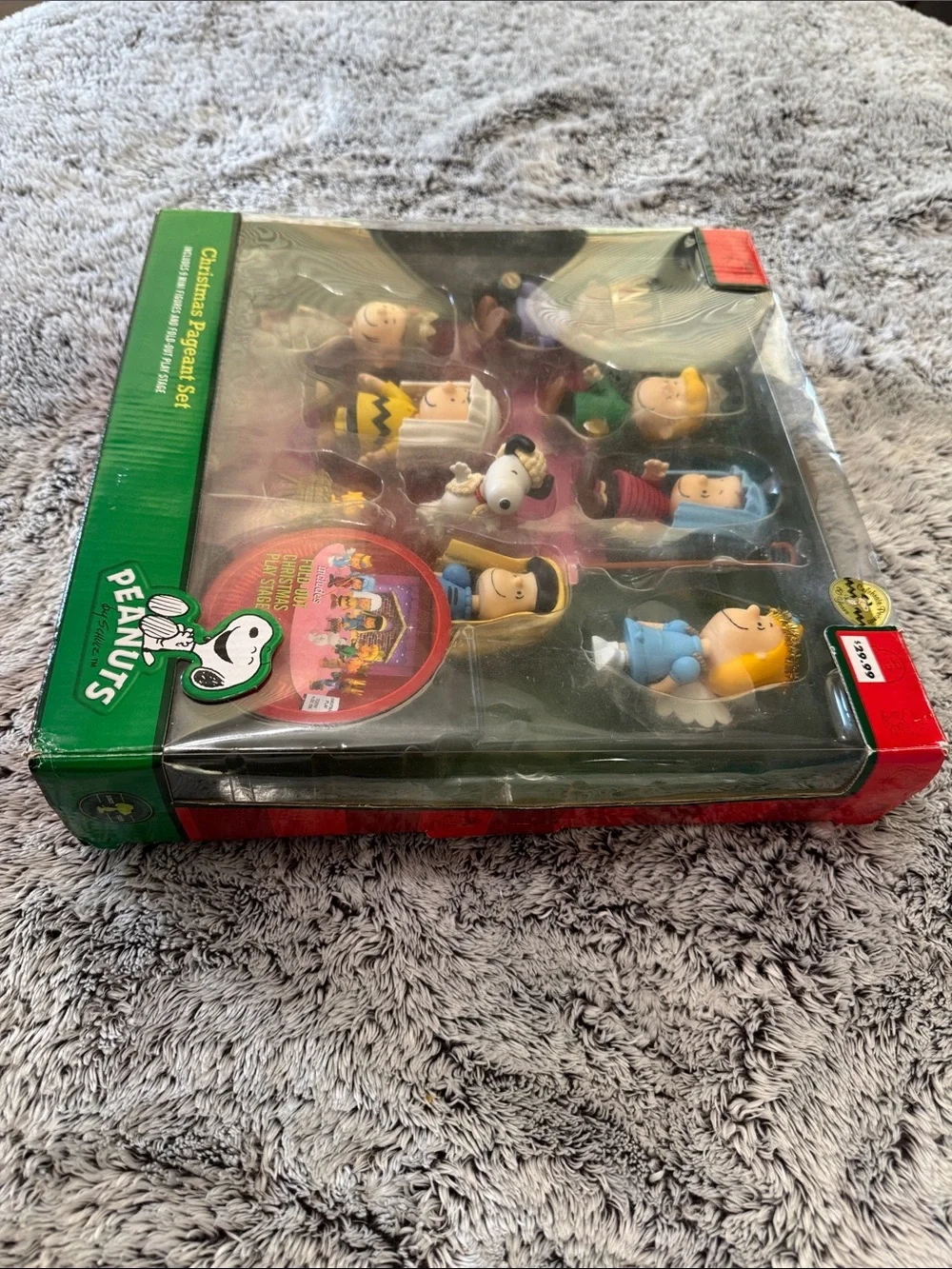 Peanuts Mini Figure Nativity Set CHRISTMAS PLAY 2010 Pageant Fold-Out Stage Box